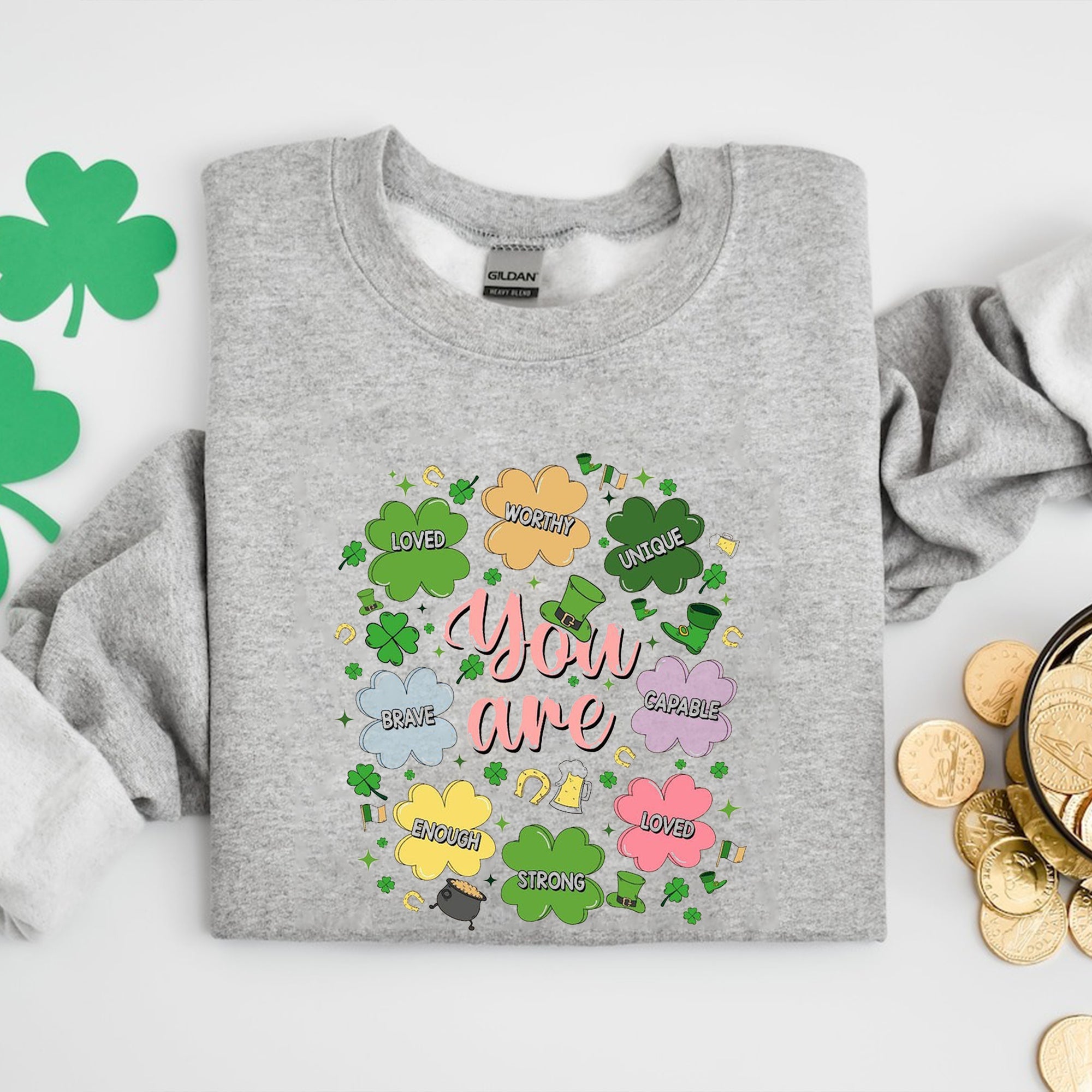 You Are Christian St Patricks Day Shirt, Bible Verse St Patricks Day Shirt, St Patricks Gift. ILAF34